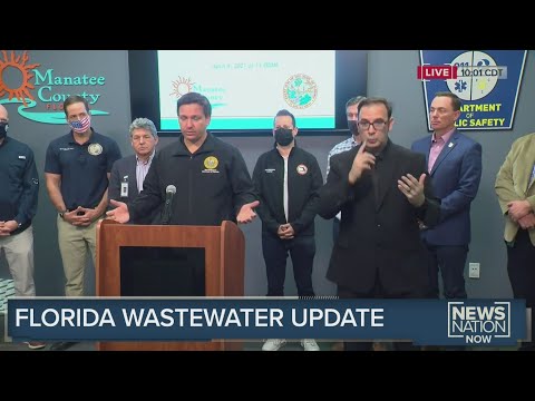 Gov. DeSantis addresses Florida wastewater leak