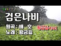 Cover 황금길 검은나비 원곡 배호 영상가사
