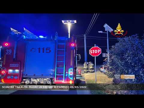 SCONTRO TRA AUTO, MUORE UN 66ENNE DI PADOVA | 20/03/2022