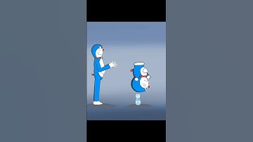 Bottle flip with doremon vs evil doremon #phonkmusic #ed#joy #anime #doremon #bottleflip #winorlose