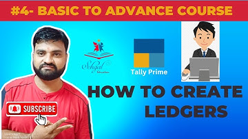 TALLY PRIME - HOW TO CREATE LEDGERS I टैली प्राइम में LEDGER  केसे बनाते है I LEARN TALLY I