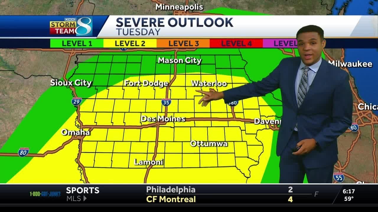 Iowa Weekend: Dry Sunday ahead of rain and severe storm potential this ...