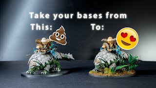 Create EASY Jungle Bases for Your Warhammer Army