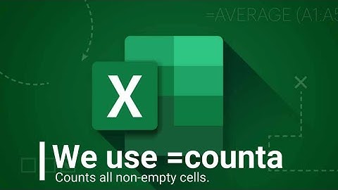 Quick Excel Tip 6: =COUNTA(A1:A10) — Count Non-Empty Cells