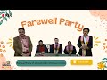 Farewell party of mrasghar ali tanveer hashmichiefguestmuhammadfahad naveedkhanchmukhtargujjar
