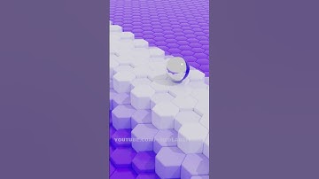 Satisfying Rolling Ball Animation 3 (Blender)