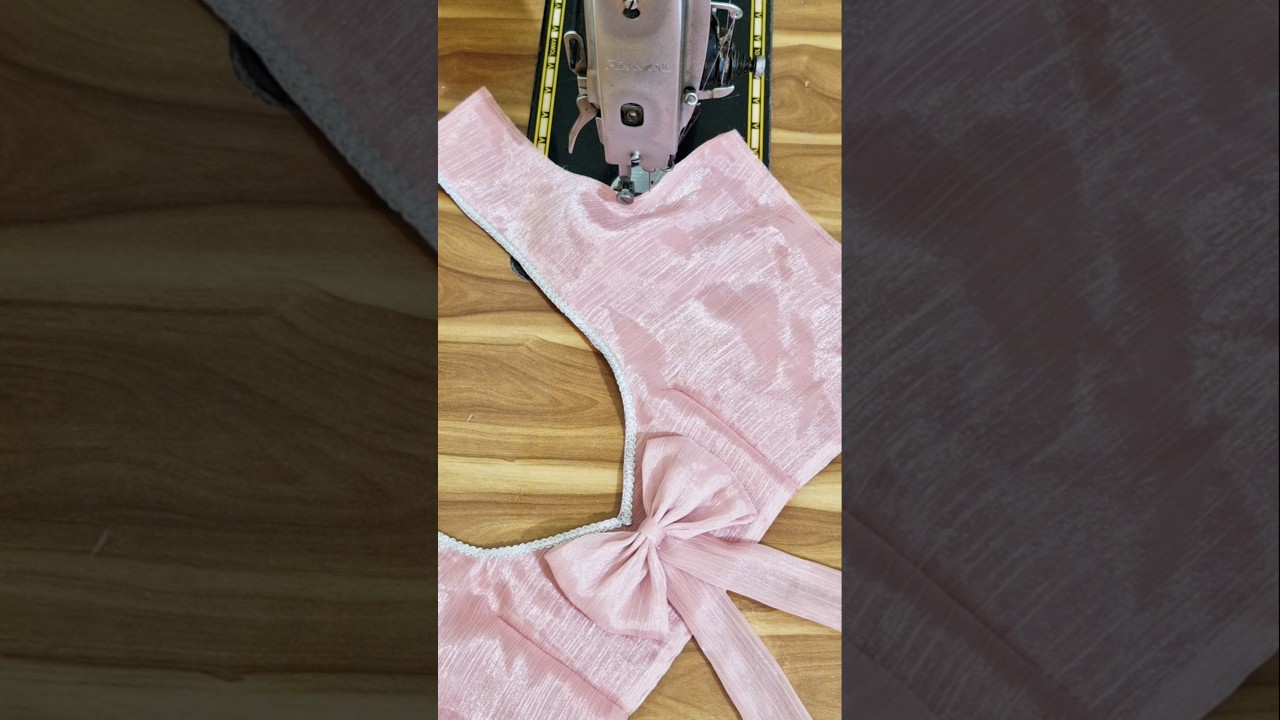Blouse back neck design ll bow design neck 