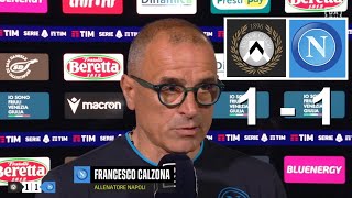 Francesco Calzona Intervista Post Udinese 1 vs 1 Napoli 06/05/2024