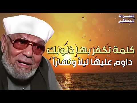 محمد متولي الشعراوي كلمة تكفر بها ذنوبك داوم عليها ليلا ونهارا