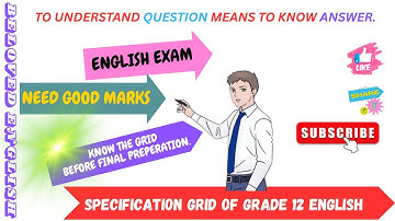 CLASS 12 SPECIFICATION GRID II PREPERATION OF NEB II CLASS 12 EXAM