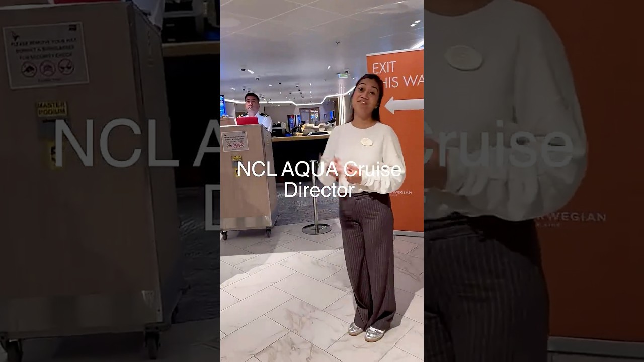 Goodbye Norwegian AQUA cruise director, dancing waiters #aquabermuda #aquadigbermuda #solotravelers