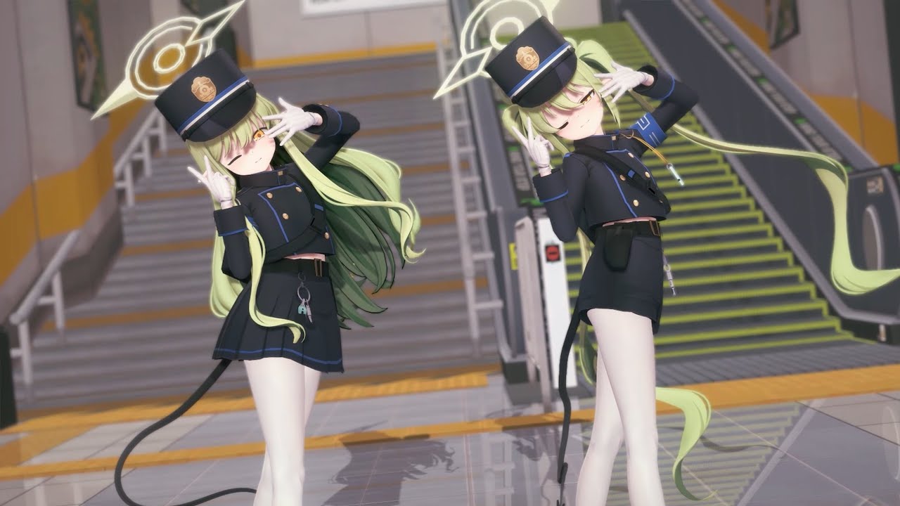 【ブルアカMMD / Blue Archive MMD】HIMEHINA『V』【ノゾミ / ヒカリ】