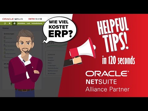 Update NetSuite in 120 Sekunden: Wie viel kostet ein ERP System?