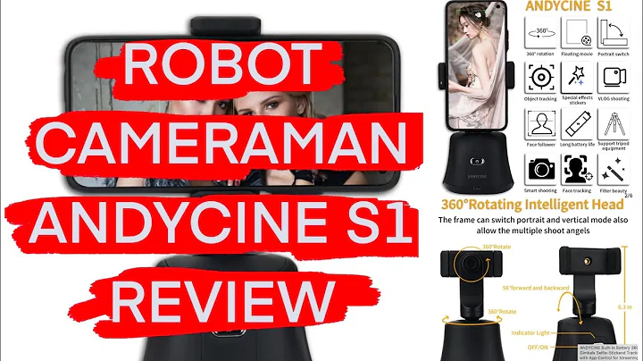 Robot CameraMan AndyCine AI Gimbal Tracking