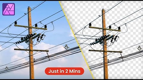 A.I FAILED! Extreme Complex Background Removal Affinity Photo 2