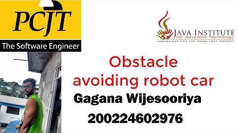 Obstacle avoiding Robort | Robotic Application Development | Java Institute