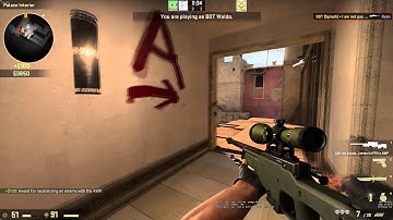 "Splash is God" CSGO 1v5 AWP Ace!