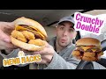 McDonald&#39;s Crunchy Double MENU HACK-Food Review