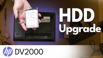 HP DV2000 Hard Drive Removal Upgrade