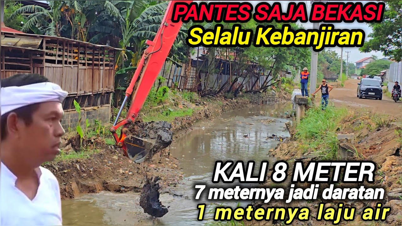 NGERI INFO BARU❗️TERNYATA KALI INI SEMPAT TERSISA 1 METER SAJA DARI LEBAR 7 METER NYA JADI DARATAN❗️