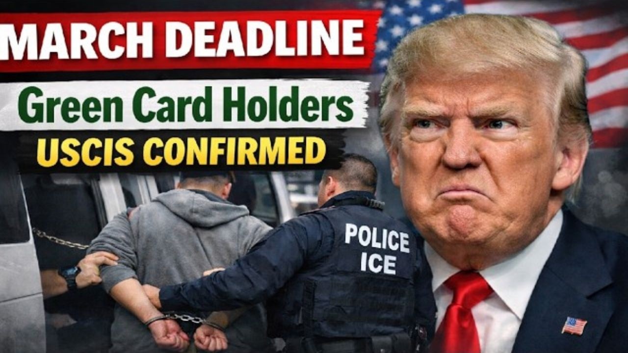 URGENT! Green Card Holders Must Report by March 15 or Face Removal ...