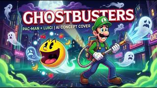Ghostbusters – Pac-Man &amp; Luigi’s Version | A.I. Concept Cover
