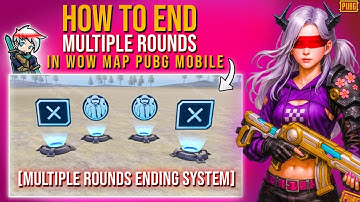 Hoe je meerdere rondes in de WOW-map beëindigt | PUBG Mobile World of Wonder | LEGEND OP PUBG