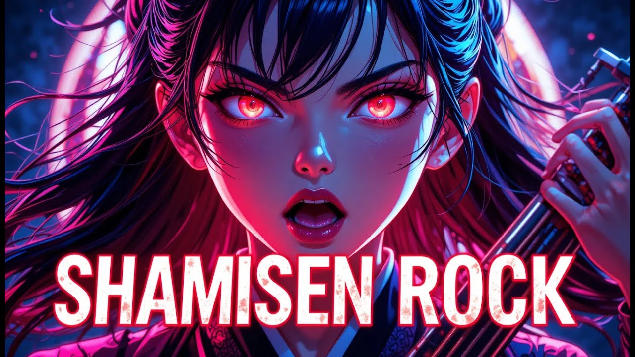【High-Energy BGM】ROCK SHAMISEN | Cyber Samurai Sound【和風ロック】