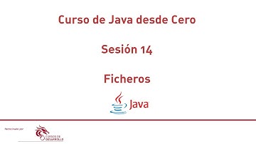 Manejo de Ficheros en Java - #14 - Cursos de Desarrollo