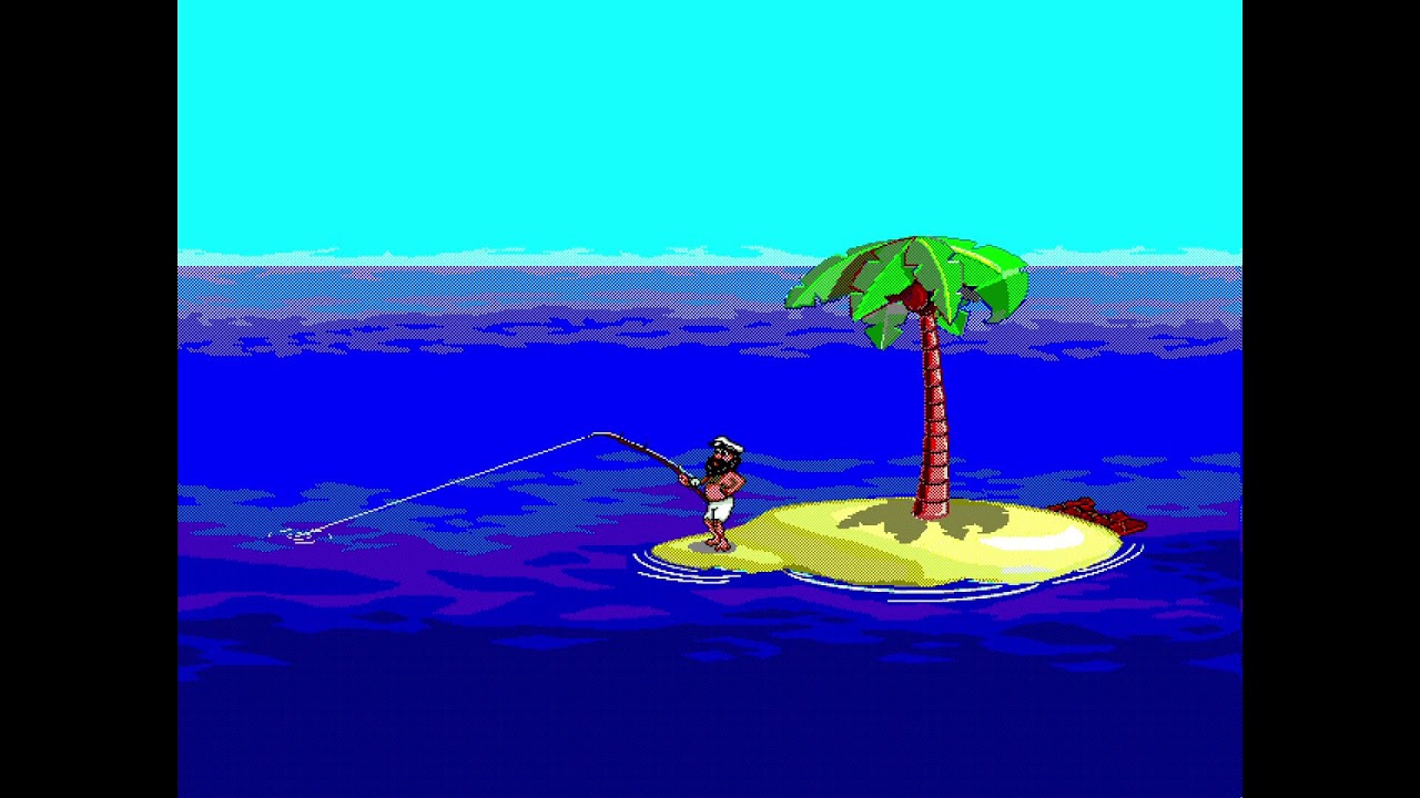 Screen Antics - Johnny Castaway - ao486 - Live com MiSTer FPGA 