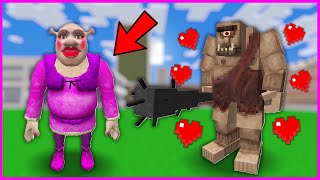 Tepegöz Shrek Kiza Aşik Oldu - Minecraft Zengi̇n Faki̇r Hayati