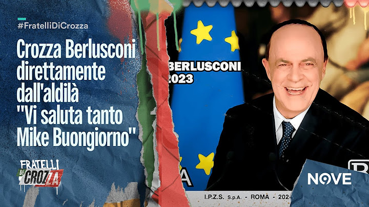 Crozza Berlusconi direttamente dall'aldilà "Vi saluta tanto Mike Buongiorno" | Fratelli di Crozza