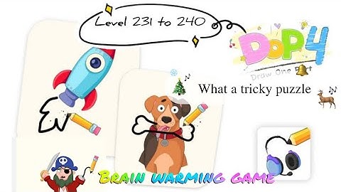 DOP 4 draw one part level 230 to 240|#1million #viral #solve the gameplay level#hardlevel