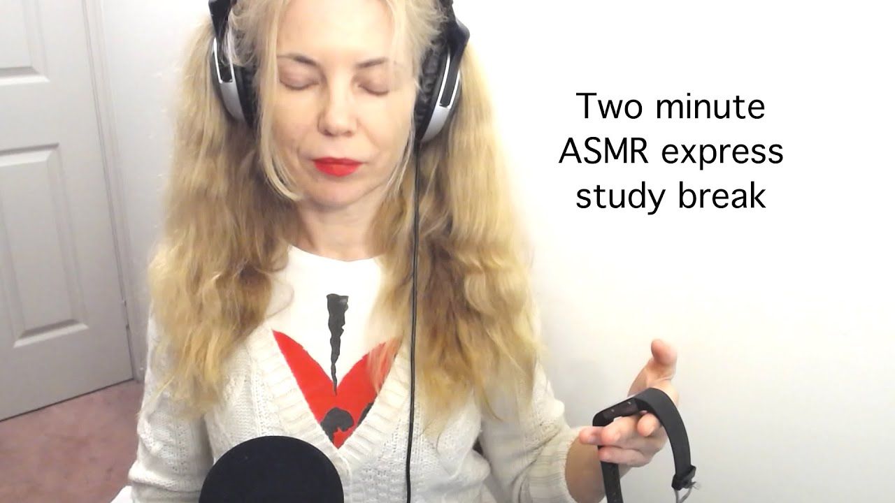 Two minute relaxing ASMR study break for students to reduce stress