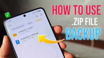 How To Use Zip Backup File In HyperOS | Theme Zip Backup File Ko Kaise Use Karen ! 