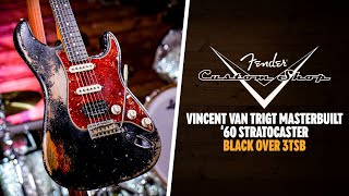 Peach Picks | Fender Custom Shop Vincent Van Trigt MB &#39;60 Strat Relic Black over 3TSB