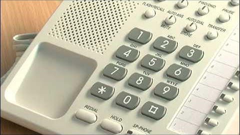 Panasonic KXTA KXTE call pick-up.mpg