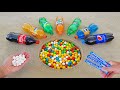 Experiment !! Gummy VS Cola, Fanta, Pepsi, Fruko, Yedigün, Sprite and Mentos Underground