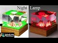 Fire, Campfire DIORAMA - Night Lamp / ART RESIN