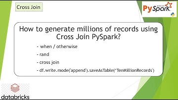 Scenario 10 | How to generate millions of records using Cross Join PySpark? | #pyspark PART 10