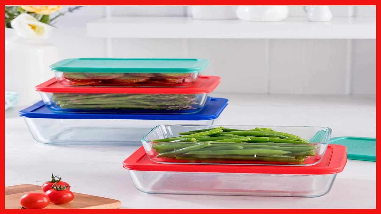 Simply Store 10-piece Meal Prep Rectangular Glass Storage Set