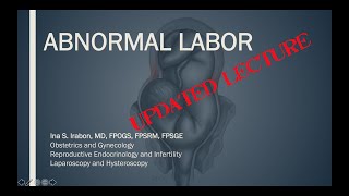 Abnormal labor (updated lecture) screenshot 1