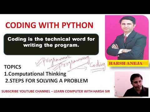 COMPUTER SCIENCE Python |Computational Thinking | PROBLEM SOVLING ...