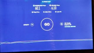 Day 4 - My xFinity modem speed test