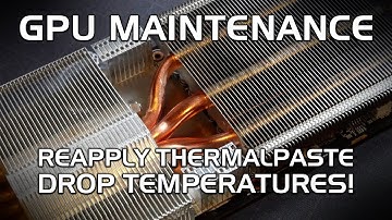 GPU Maintenance: lower temperatures with new thermalpaste! Clean Mining GPUs