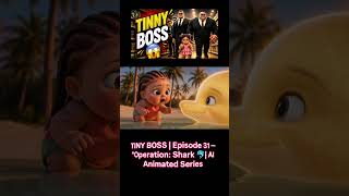 TINY BOSS | Episode 31"Operation: Shark 🐬| #animated #ai #toons #pixarstyle #cuteanimation #kids