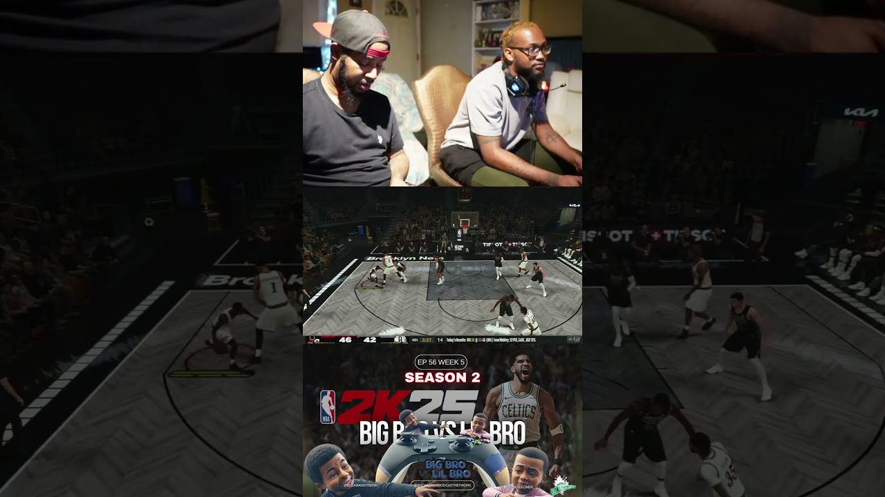 Big Bro Vs Lil 56 Clip 7 76ERS LB Wk 5 2k25 SEASON 2 MODE BuckBanditReno Stonedloner