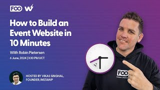 How to Build an Event Website in 10 Minutes?