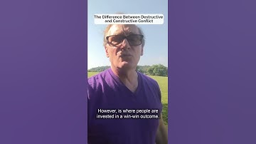 The Difference Between Destructive and Constructive Conflict #shorts