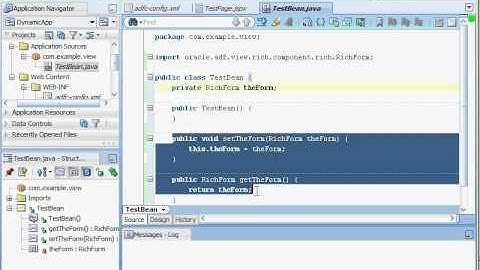 Oracle ADF Training | Create Oracle ADF Rich Component Programmatically from Managed Bean using PPR